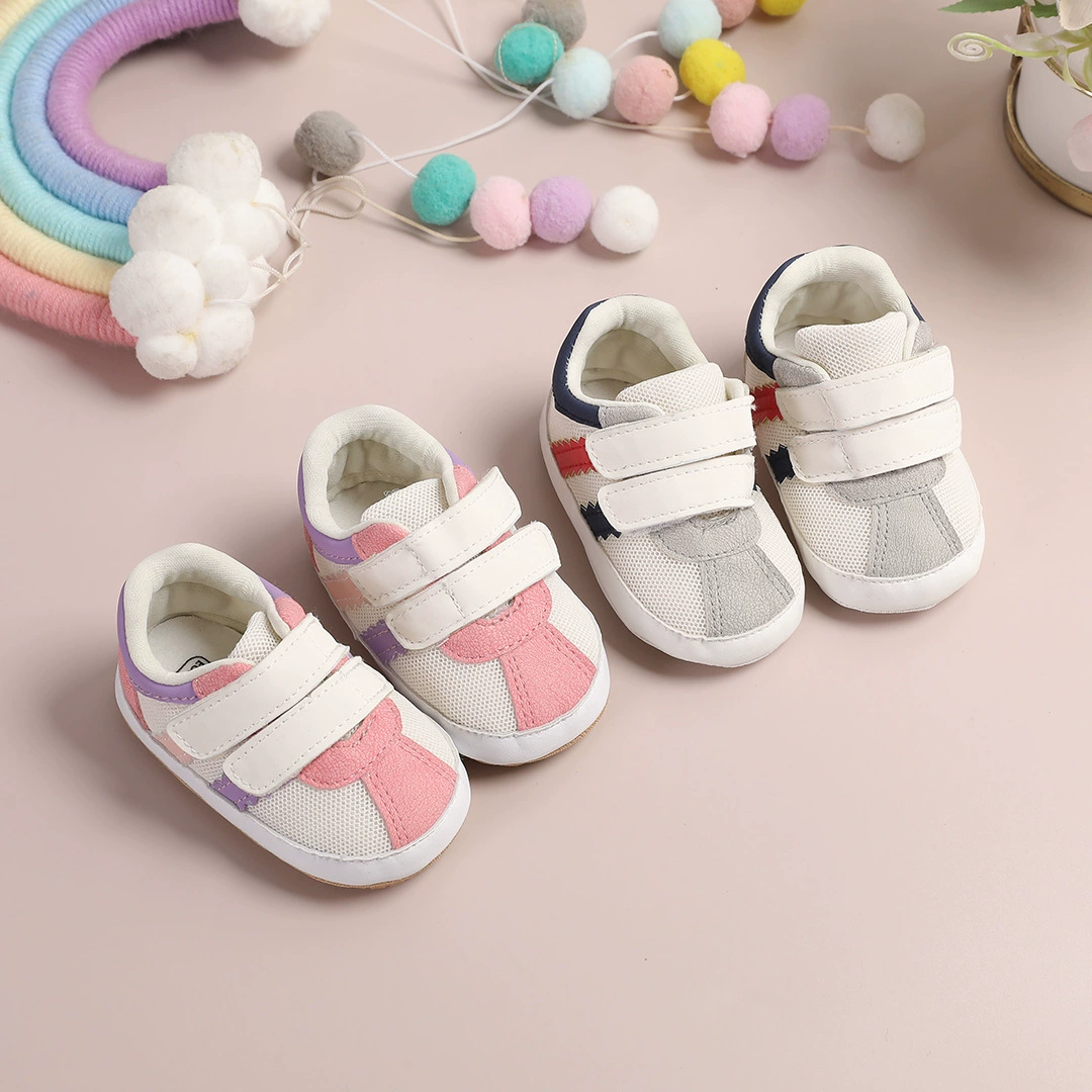 Трансграничные детские спортивные и развлекательные кроссовки носить нескользкие, износостойкие, дышащие, модные липучки с мягким дном