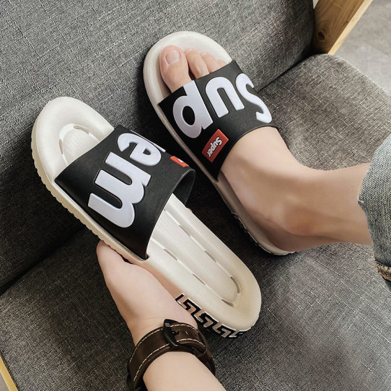 Vietnam New Large Size Slippers Home Sandals Slippers AliExpress Letter Slippers Summer Couple Beach Shoes Wholesale