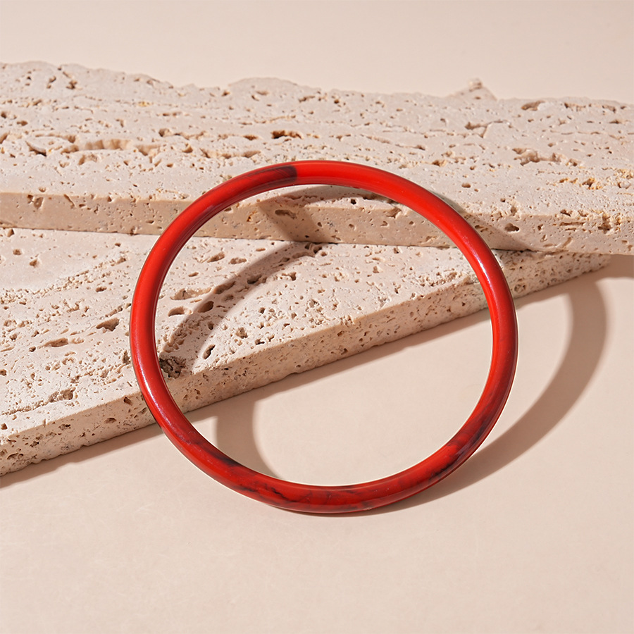 Dopamina acrílico caramelo color halo pulsera círculo personalidad nicho de moda temperamento simple de alta joyería mujer