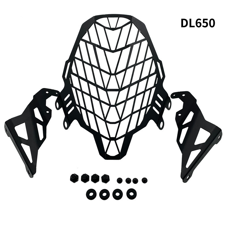 Cubierta de faro de motocicleta modificada, adecuada para Suzuki dl650 dl1000, cubierta protectora de faro mejorada, impermeable.