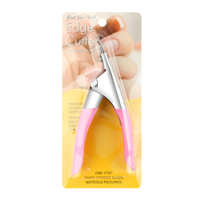 Nail Scissors with One-Word Scissors, Manicure Tools, DIY French Scissors, U-Shaped Nail Scissors, Fake Nail Trimming Scissors
