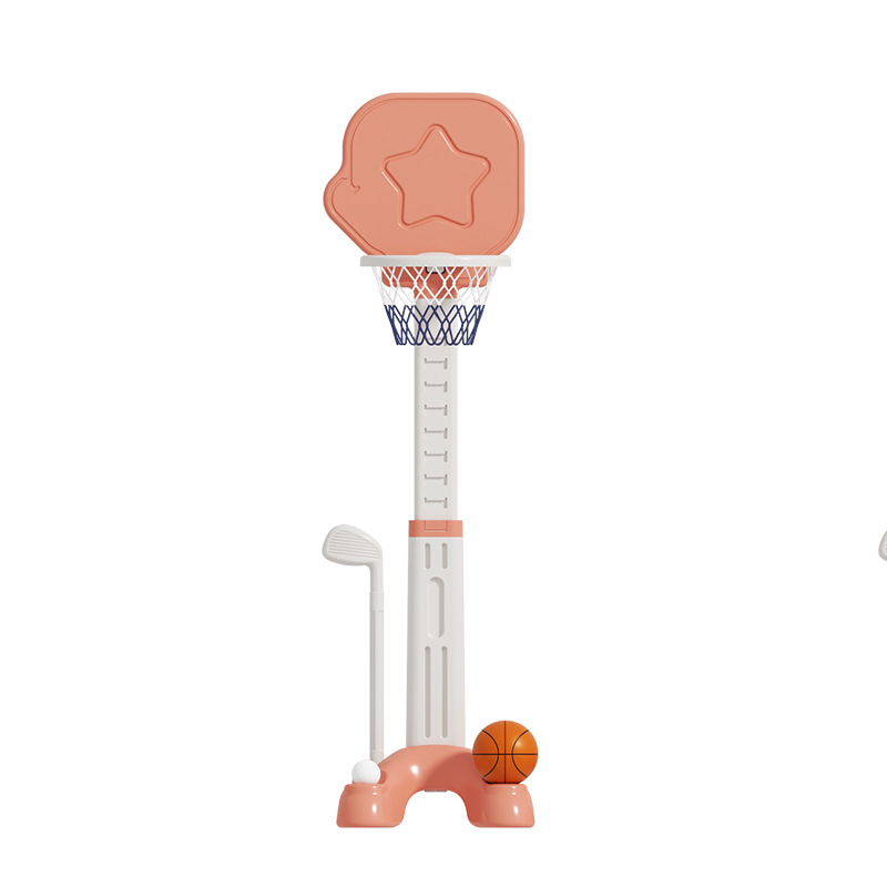 Soporte de baloncesto para niños juguete ajustable elástico pequeña bola de tiro marco no tóxico rebotando niño tablero de dardos en casa