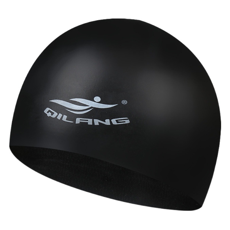 Gorro de Natación de Silicona Impermeable con Protección para los Oídos, Color Sólido, Gran Elasticidad, 50g, para Adultos y Niños, Gorro de Natación Personalizado al por Mayor