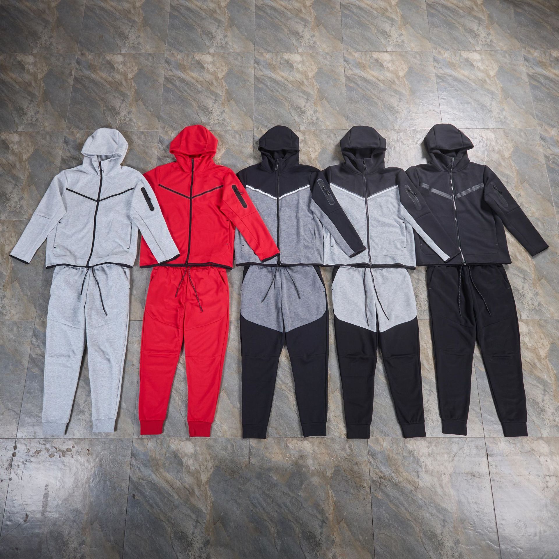CU4 hombre tejedido bolsillos de goma transpirables nuevos pantalones de entrenamiento de carreras casuales 496