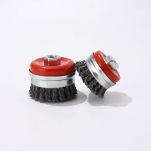 Cross-Border Spot Wire Wheel 3inch Twist Brush 4inch Screw Bowl Grinding Rust Removal Polishing Twist Wire Bowl Type Wire Brush Wholesale