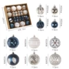 Dark night blue silver [44 pieces]