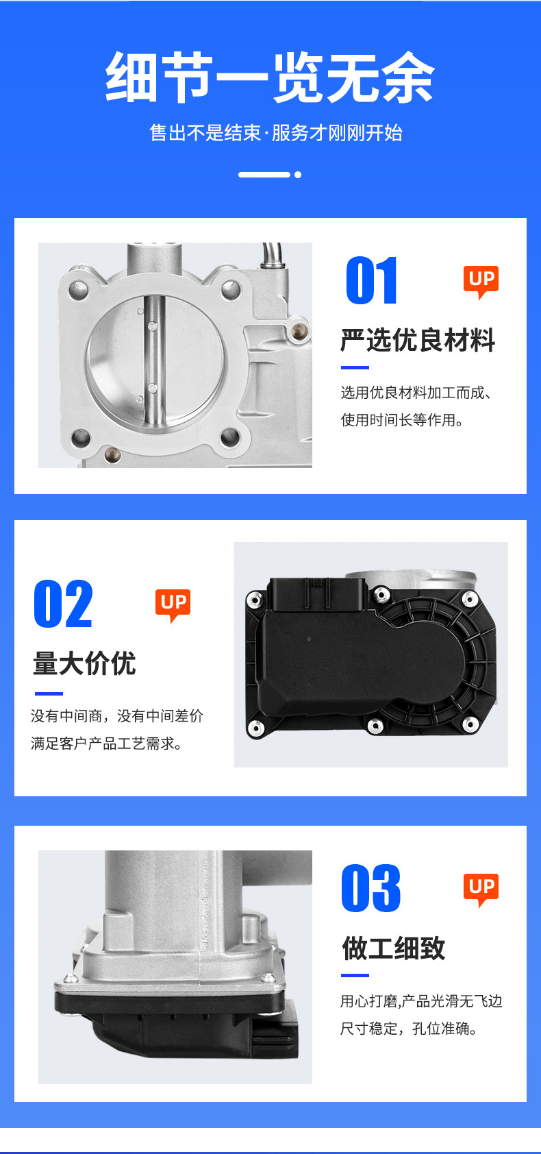 16119-6CT0A electronic throttle valve body ER60B, suitable for Nissan Teana, X-Trail, and Qashqai 2.0L models, shipped directly from the factory