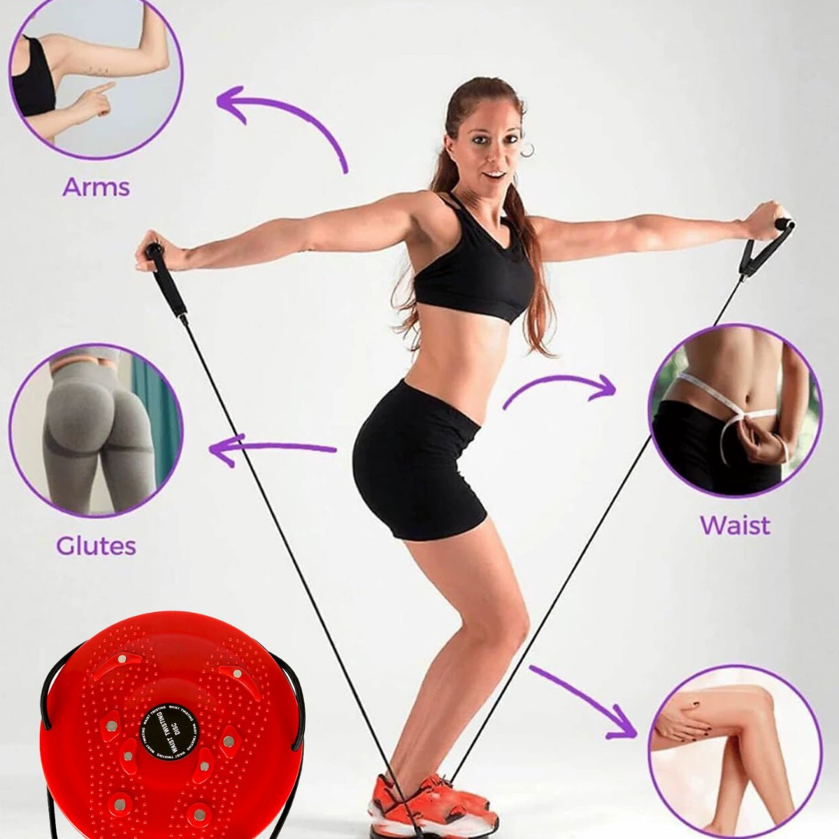 Следы, скручивающая пластина для талии, многоцелевой магнит, скручивающая машина для талии, домашнее оборудование для фитнеса, устройство для формирования ног, трансграничная поставка Ebay
