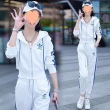 【棉】初秋运动套装女2023韩版洋气减龄运动服休闲时髦两件套
