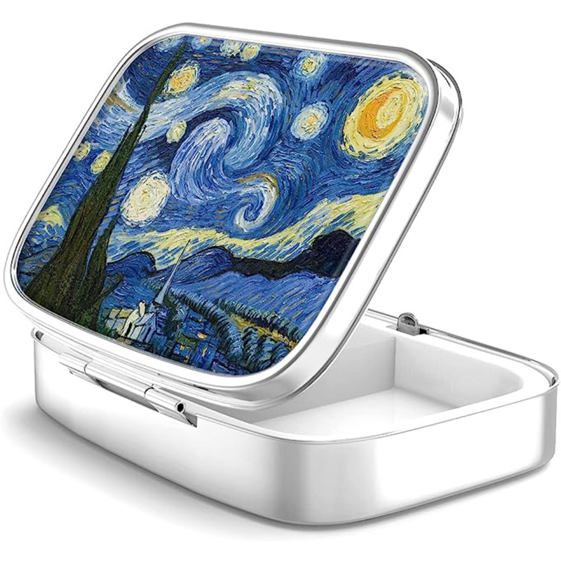 Amazon Portable 2-compartment Sealed Small Pill Box Moisture-proof Pill Box Items Sub-packaging Pill Box Sub-packaging Box Can Set Pattern Amazon Portable 2-compartment Sealed Small Pill Box Moisture-proof Pill Box Items Sub-packaging Pill Box Sub-packaging Box Can Set Pattern