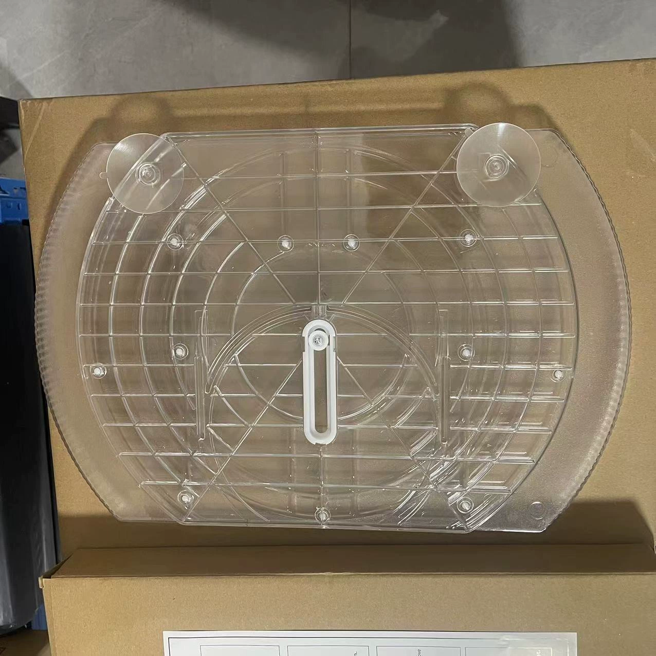 Новый холодильник на 360 градусов поворотный прозрачный карусель для хранения продуктов для хранения и отделки холодильника поворотный лоток