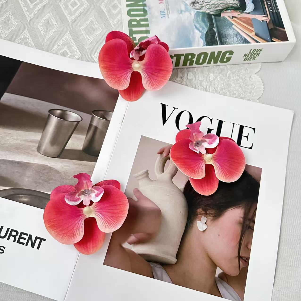 Material de película color pomelo (diámetro 9 cm)