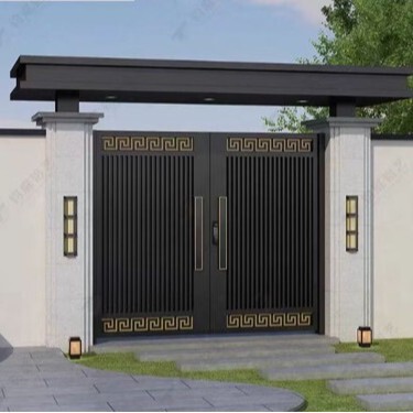 Villa Door, Courtyard Door, Aluminum Art Door, Iron Art Door, Copper Door, Self-Built House Door, Small Yard Door, Garden Door, Cast Aluminum Door, Extra-Large Door