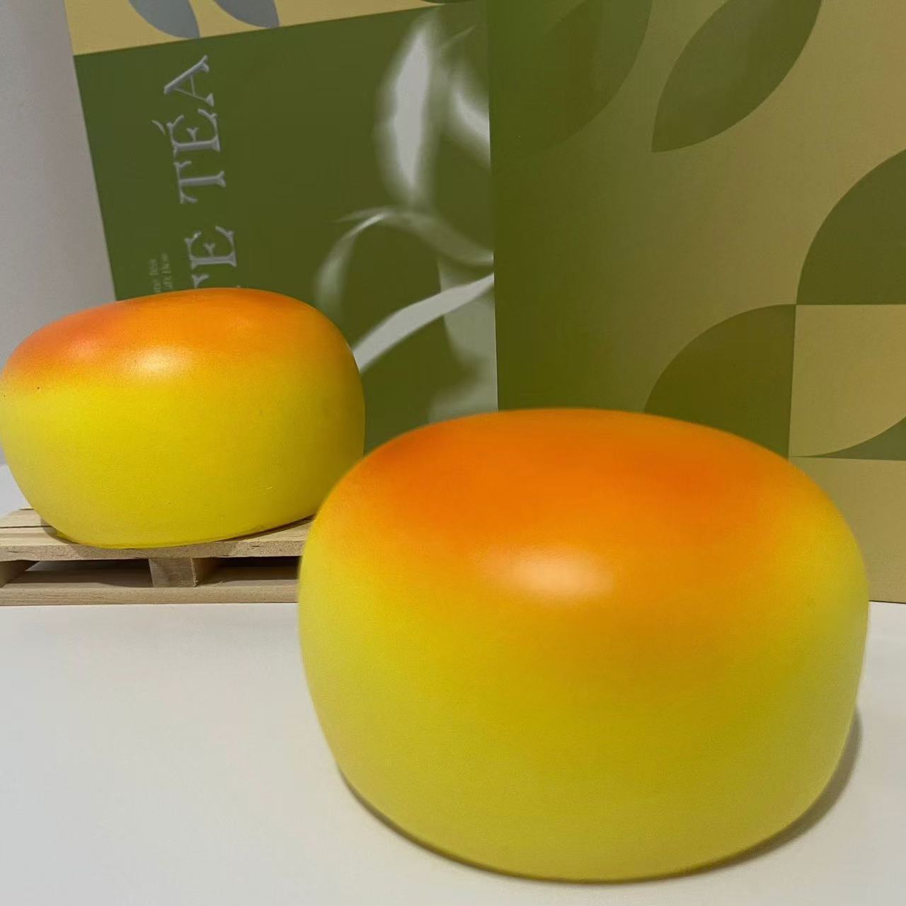 시뮬레이션된 9.5cm 원형 촉촉한 부드러운 빵