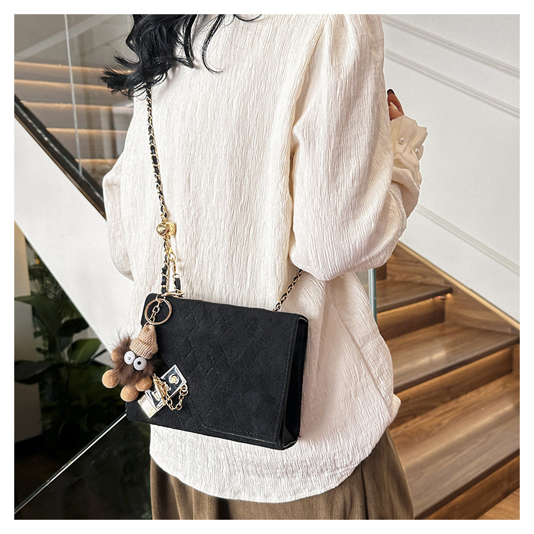 2024 Spring New Trendy Women's Texture Leisure Personality Small Square Single Shoulder Crossbody Bag_voghion.com