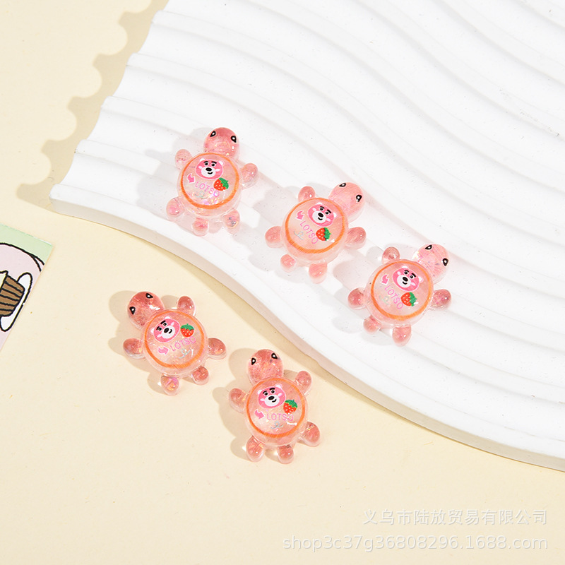 Mini decoración de tortuga, tortuga, cara a cara, campeón de tortuga luminoso, la misma artesanía de resina, regalo de moda