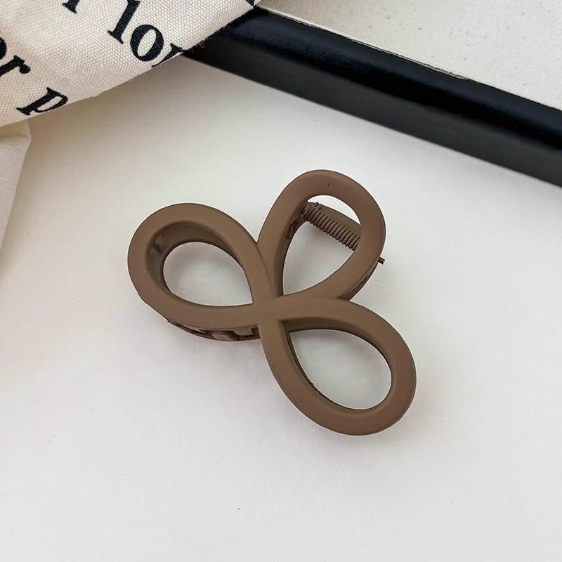 Accesorios para el cabello de pinza de tiburón de acrílico grande de Corea, clip de agarre para el cabello de disco simple, tocado de horquilla de cabeza femenina al por mayor