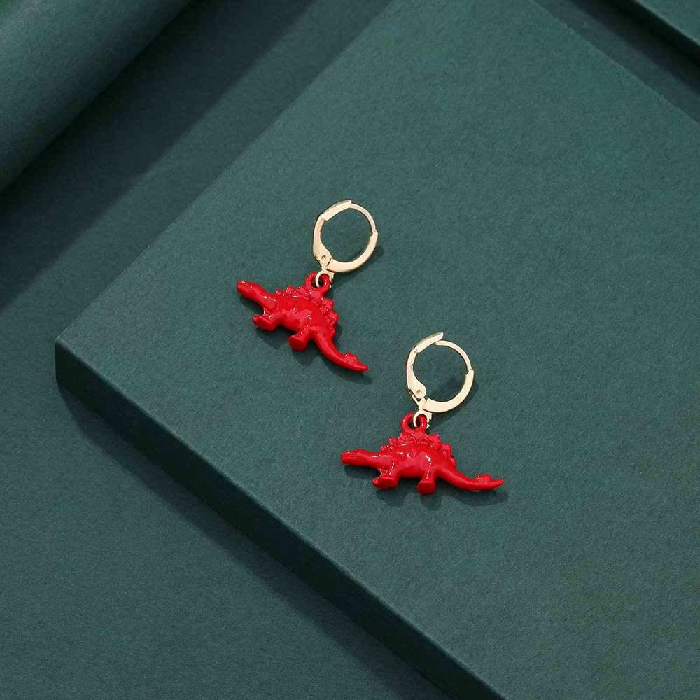 Animal Cartoon Style Alloy No Inlaid Patchwork Plating Earrings display picture 9