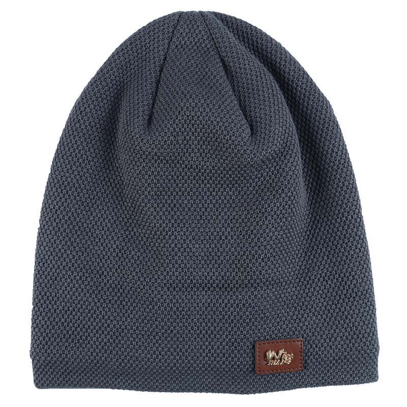 2023 Uusi Hot Selling Miesten Neulottu Hattu Pehmolla ja Lämmin päällinen Päähattu Korean Edition Kylmänkestävä villahattu Tide Syksy ja Talvi Cross Border_voghion.com