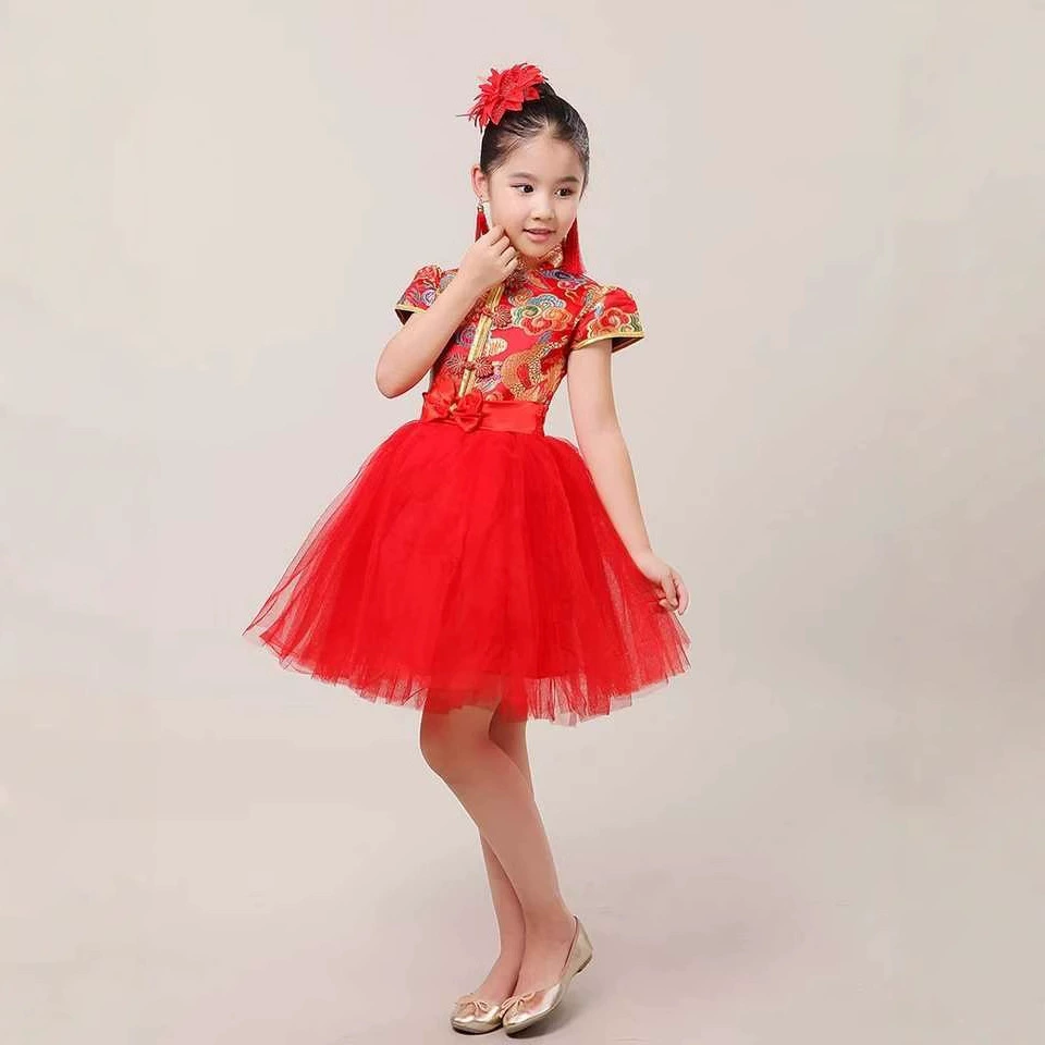 Детский хоровый костюм в китайском стиле