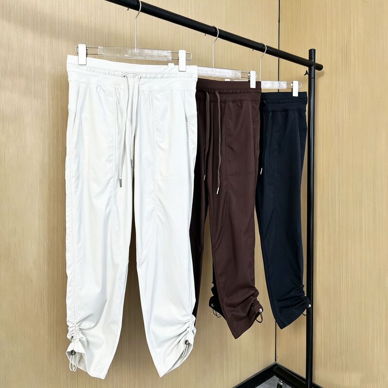 Women's Summer Thin Woven Cropped Casual Pants, Anti-Wrinkle/Sun Protection/Cooling/Breathable/Quick-Dry Casual Sports Work Pants Women's Summer Thin Woven Cropped Casual Pants, Anti-Wrinkle/Sun Protection/Cooling/Breathable/Quick-Dry Casual Sports Work Pants