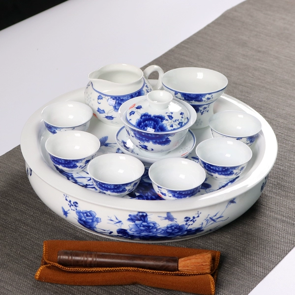 Peony 11-piece covered bowl 12 inches