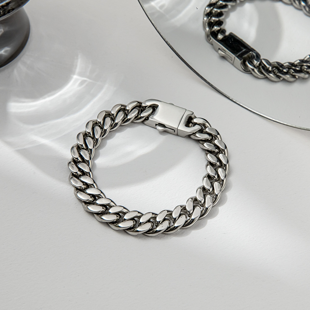 Fashion Geometric Titanium Steel Plating Bracelets 1 Piece