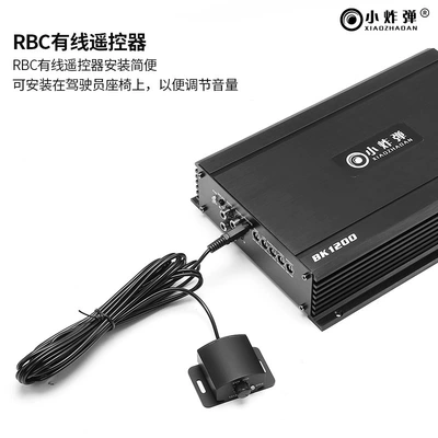 Power Amplifier with Wired Control – Car speaker/subwoofer
