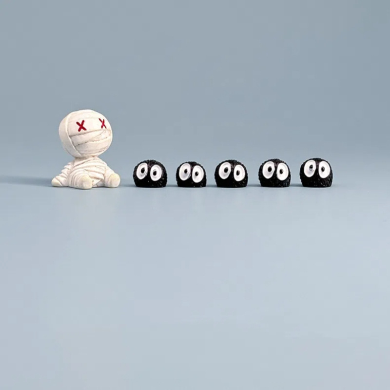かわいい小さなミイラ装飾品かわいい車のセンターコンソール車のバックミラー練炭コンピュータ画面の装飾|undefined