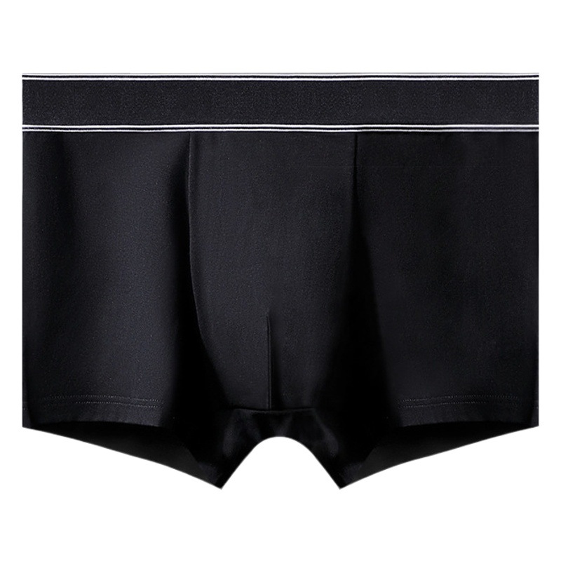 60 ropa interior de algodón de fibra larga para hombres grafeno Fondo antibacteriano algodón transpirable cintura media para hombres boxeadores sin costuras