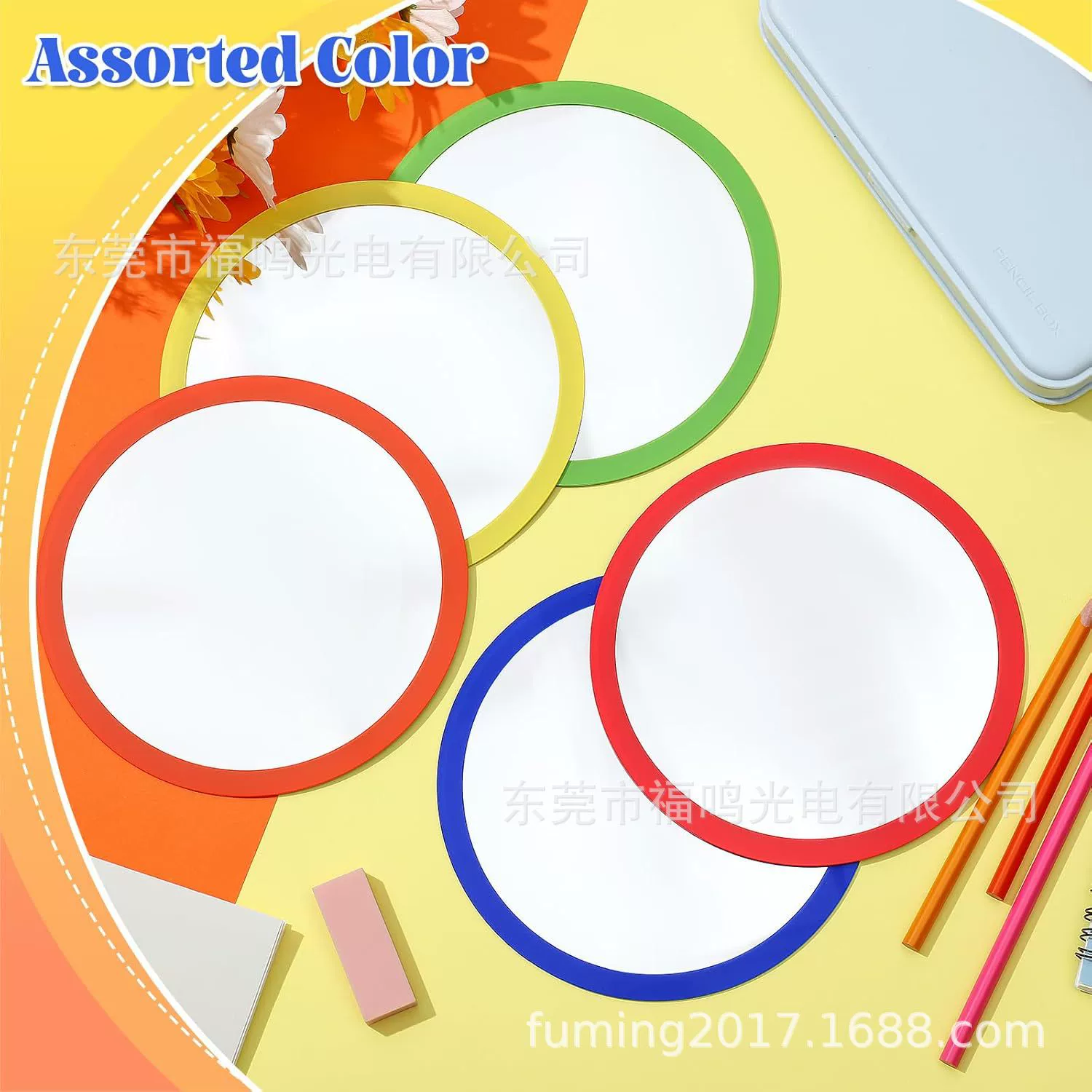 Acrylic round plastic safe practice for face