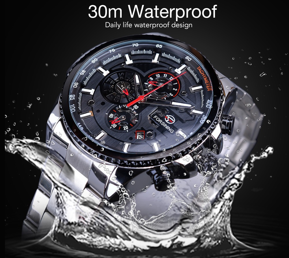 Men's Mechanical Watch Waterproof Automatic Fashion Wristwatch_voghion.com