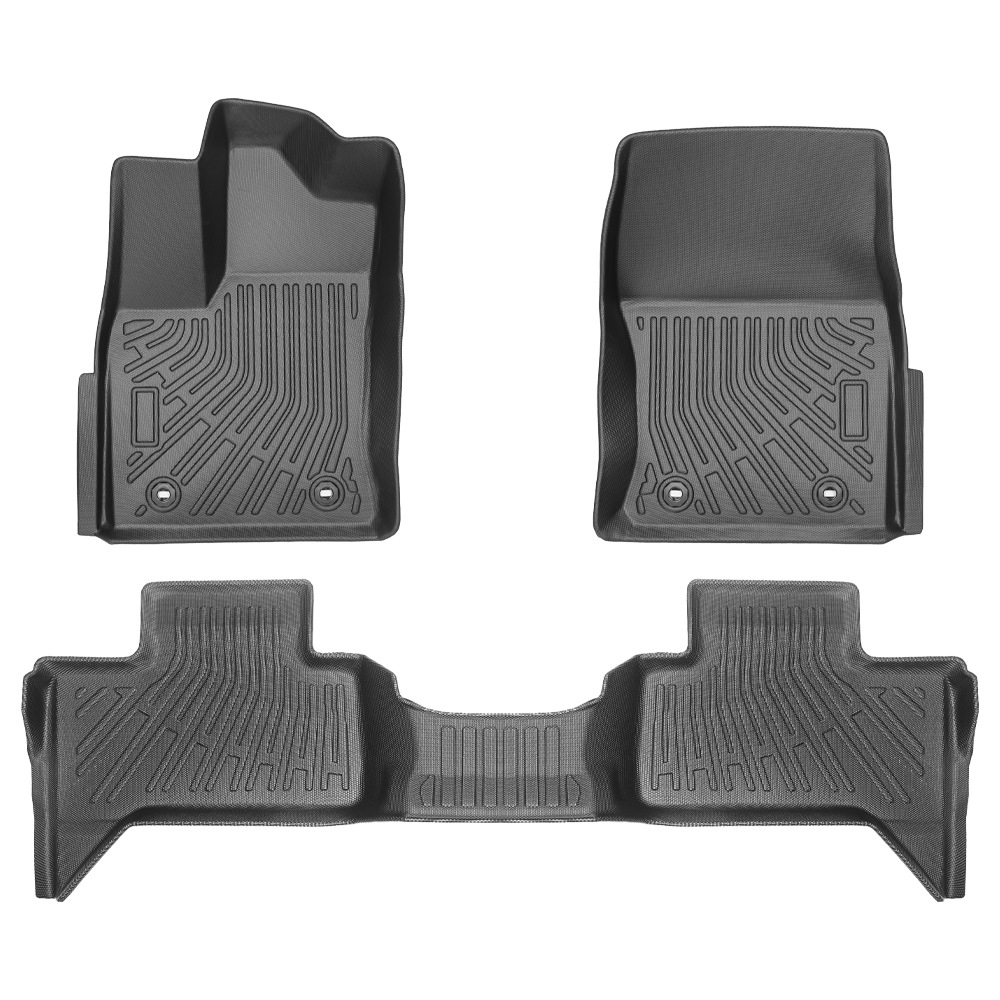 Para Toyota Tundra Double cab 2022 - 2025 3D todo el tiempo material TPE almohadilla