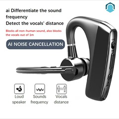 DBS黒科学技術知能aiノイズ除去bluetoothイヤホンV8Hシリコンマイク防水アマゾントラック運転手宅配便