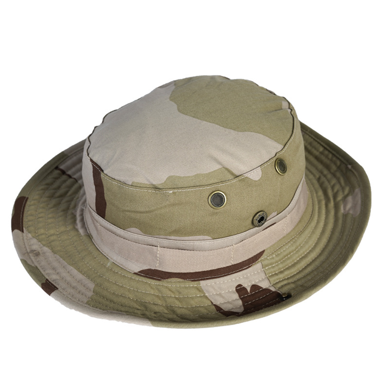 Al Aire Libre ala grande Benni sombrero protección solar pesca pescador sombrero verano camuflaje borde redondo sombrero pescador protección solar sombrero