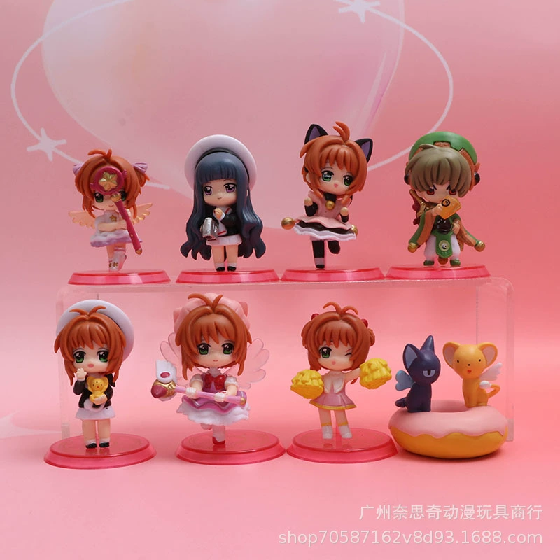 8 вариабельных сакуры пончик волшебная карта девушка волшебная вишня