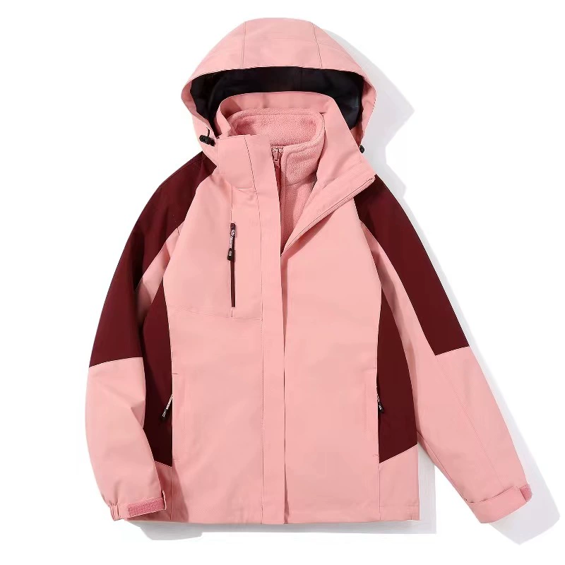 Демисезонная куртка для мужчин и женщин, съемная флисовая защитная подкладка, ветерозащита, три в одном