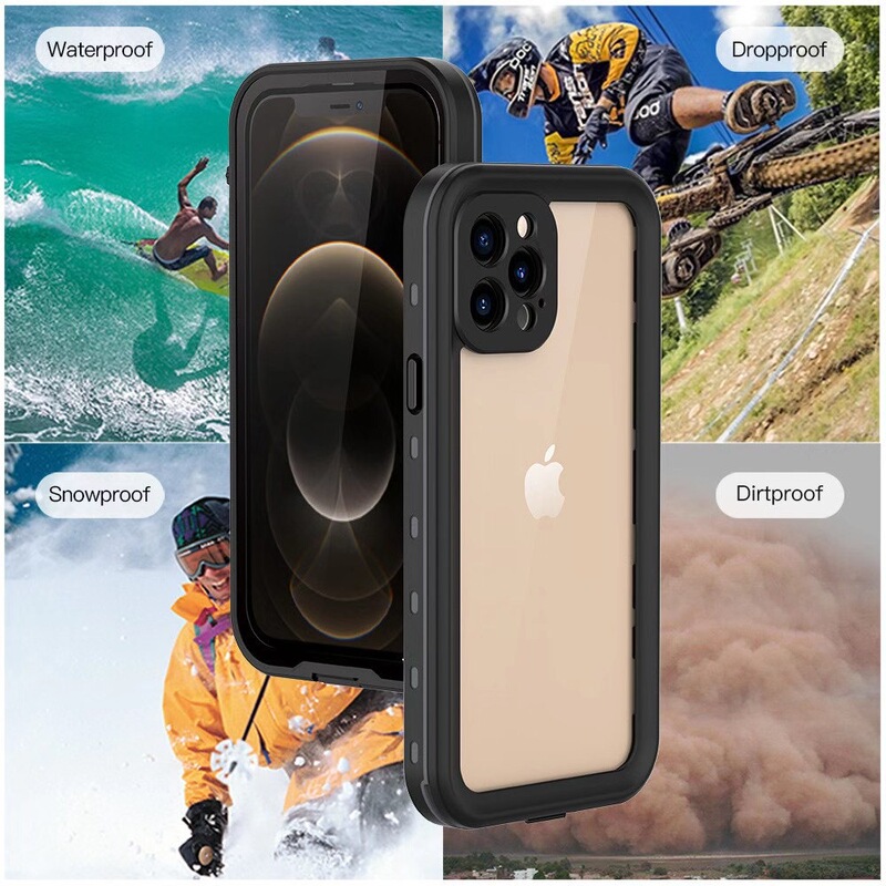 For Apple 13 outdoor sports waterproof case iPhone12promax drop-resistant mobile phone case XR takeaway waterproof case