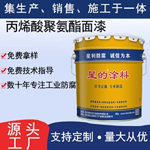 厂家直销丙烯酸聚氨酯面漆油罐贮槽耐候防腐蚀聚氨酯重防腐涂料