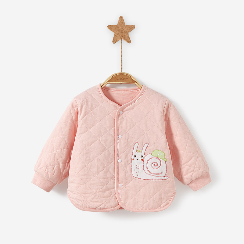 Bebé abrigo otoño y el invierno de los niños fino acolchado engrosado Top niñas cardigan abrigo ropa abrigo los niños ropa invierno