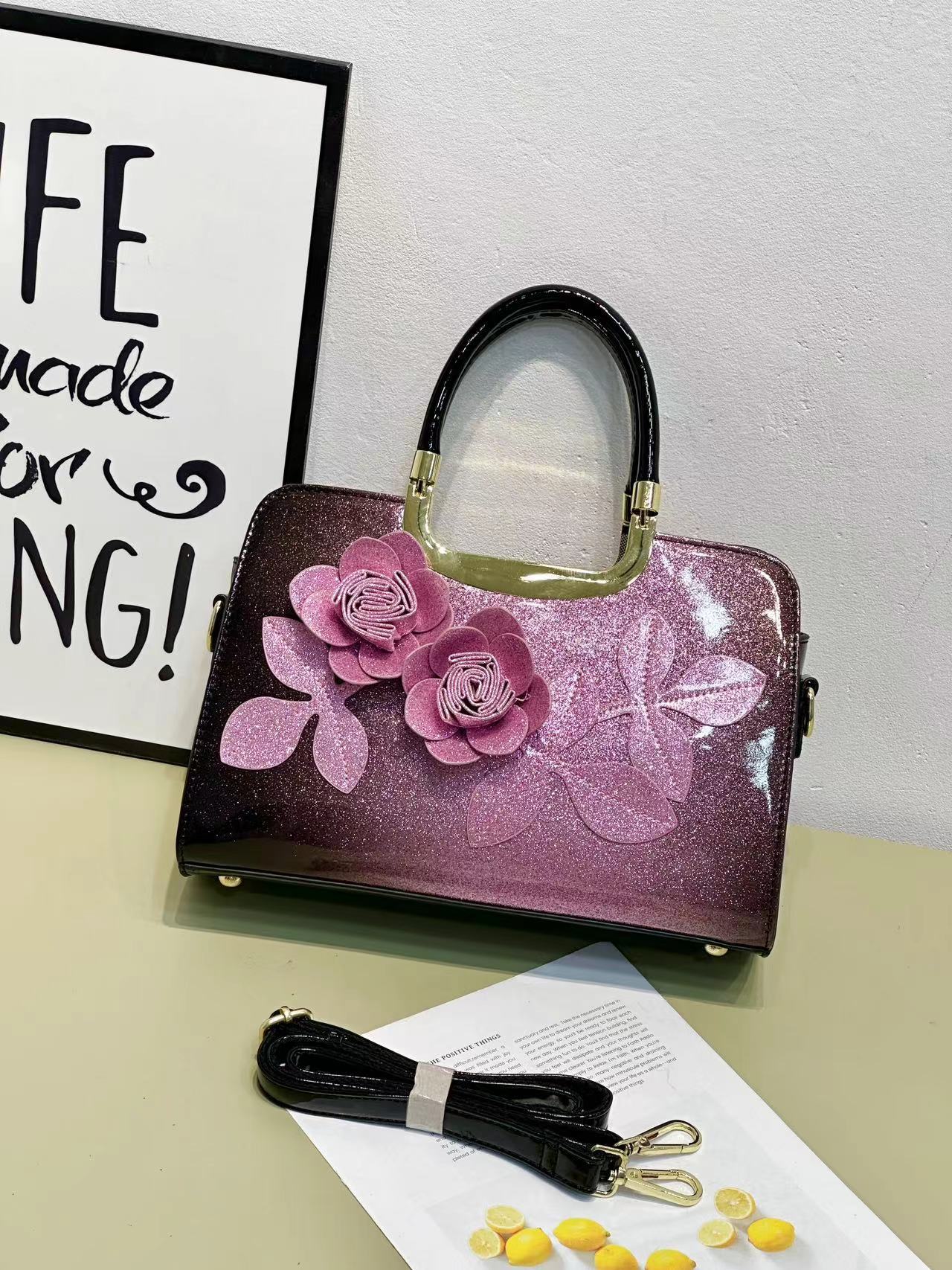 Bolso de rosa tridimensional hecho a mano textura ligero de lujo bolso de madre salvaje 2025 nuevo bolso de mujer de moda atmosférica