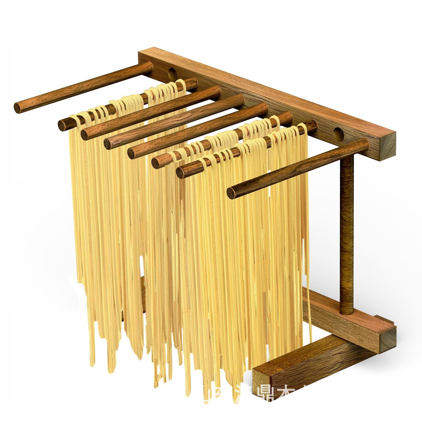 Wooden removable drying rack for home use