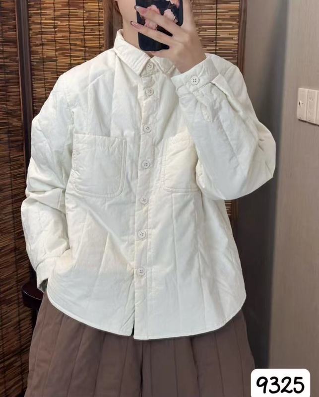 高端品质复古棉衣女冬季女装翻领夹棉长袖外套女新款气质款薄棉衣|undefined