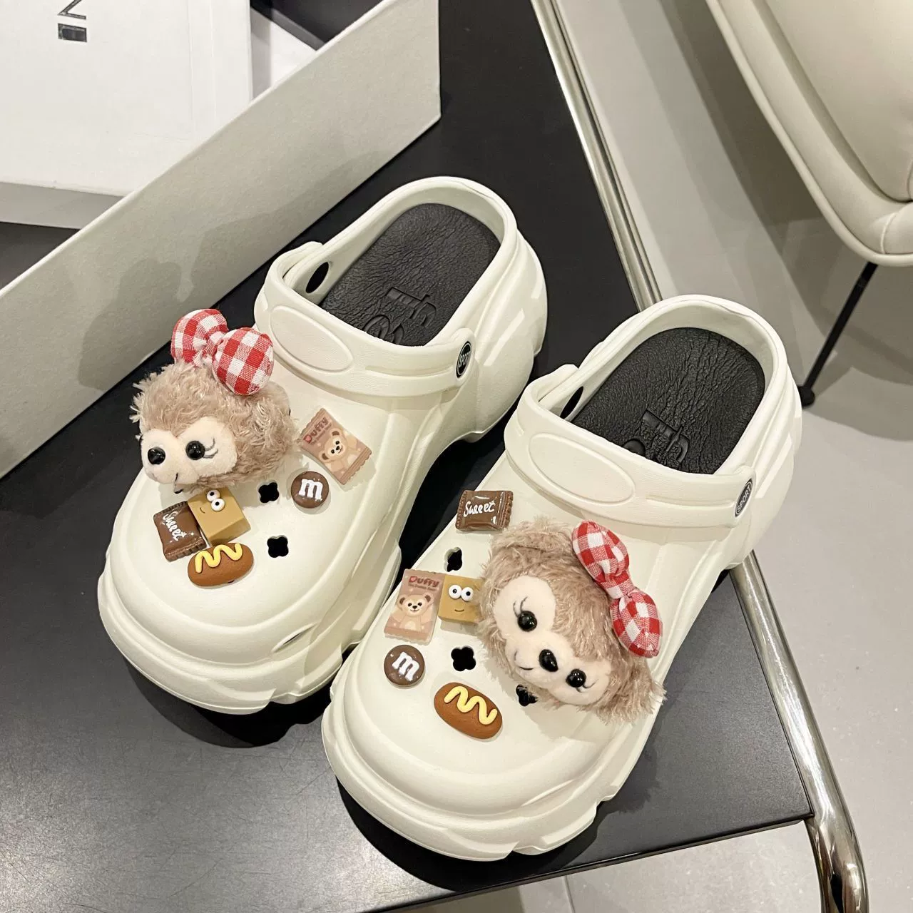 Женские сабо EVA, летняя уличная мода на шнуровке, новые модные сандалии с закрытым носком на толстой подошве, увеличивающие рост, 2025.