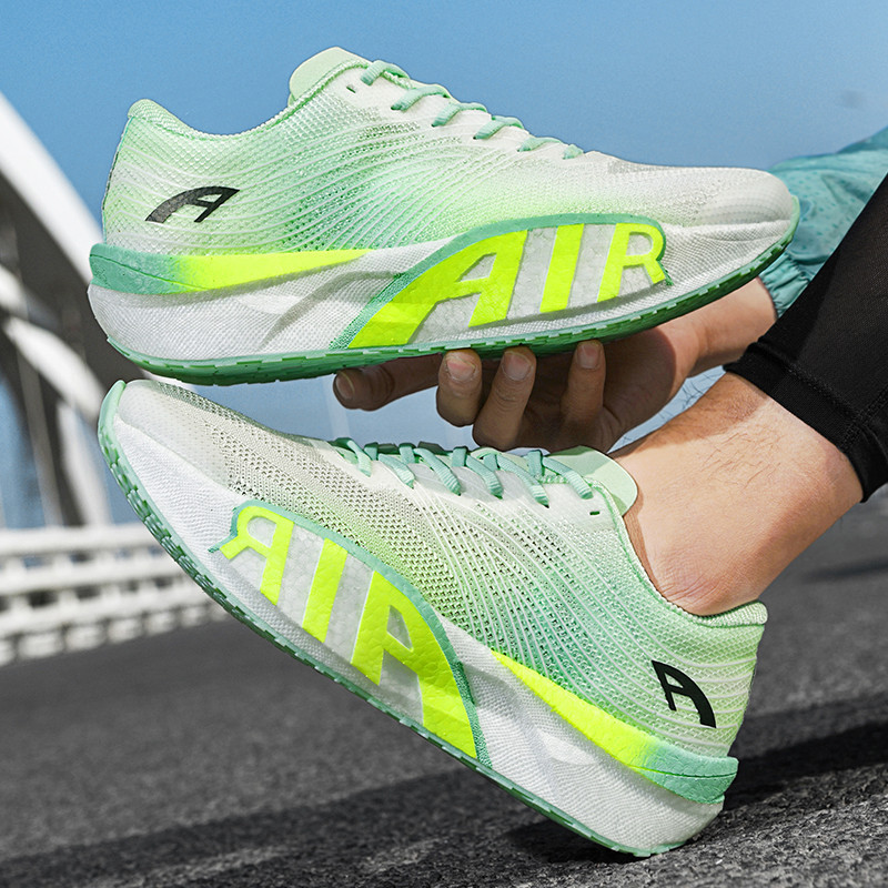 Nocturno C202 Heartbeat seis generaciones de zapatos de corrida de placa de carbono para hombres ultraligero y transpirable, entrenamiento de carreras de amortiguación profesional para hombres y mujeres.