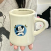 Ceramic Cup Factory Wholesale Cream Mark Cup Waistor Creative INS Style Puppy Cup Print LOGO pattern