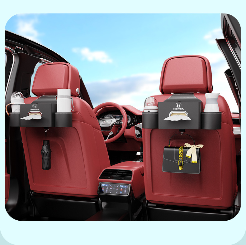 Car Storage Box for Honda Civic CRV Accord Binzhi Tissue Box Cup Holder