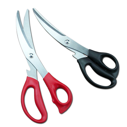 Korean stainless steel barbecue crescent scissors chicken steak steak scissors kitchen scissors barbecue scissors cooking restaurant