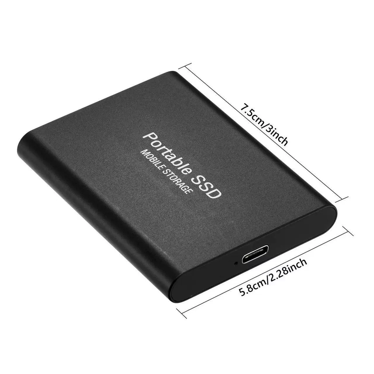 Корпусно-грани мобильного внешнего SSD с больший емкостью 2 ТБ до 128 ТБ портативное расширение емкости скоростной внешний SSD