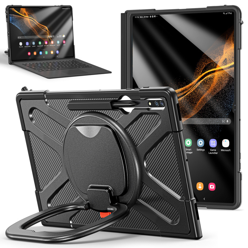 For Samsung Tab S8 Ultra 14.6 inch x 900 Collapsible Bracket Leather Case SM-X906 Protective Case/Case For Samsung Tab S8 Ultra 14.6 inch x 900 Collapsible Bracket Leather Case SM-X906 Protective Case/Case